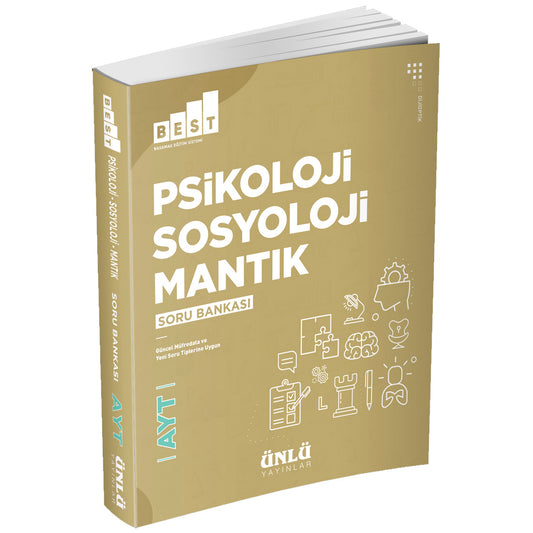 Ünlü Yayınları AYT Best Psikoloji Sosyoloji Mantık Soru Bankası