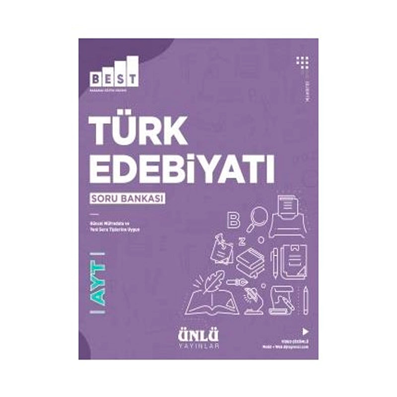 Ünlü Yayınları AYT Türk Edebiyatı Best Soru Bankası