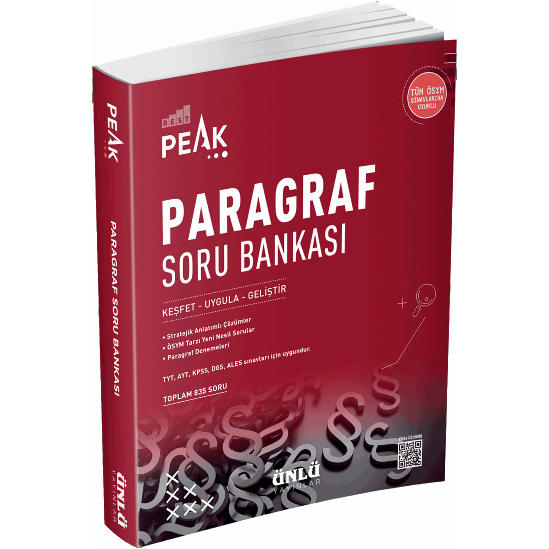 Ünlü Yayınları Best Peak Paragraf Soru Bankası