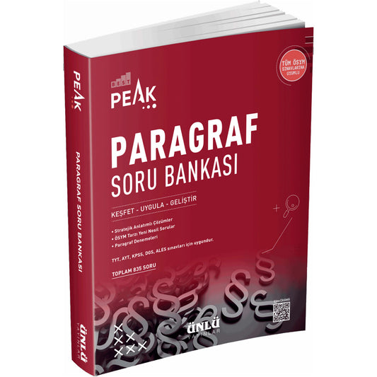 Ünlü Yayınları Best Peak Paragraf Soru Bankası