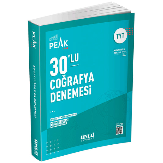 Ünlü Yayınları TYT Best Peak 30'lu Coğrafya Deneme