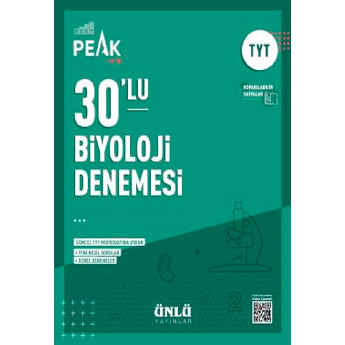 Ünlü Yayınları TYT Biyoloji 30'lu Best Peak Denemesi