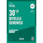 Ünlü Yayınları TYT Biyoloji 30'lu Best Peak Denemesi