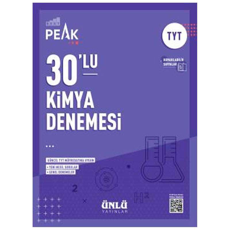 Ünlü Yayınları TYT Kimya 30'lu Best Peak Denemesi