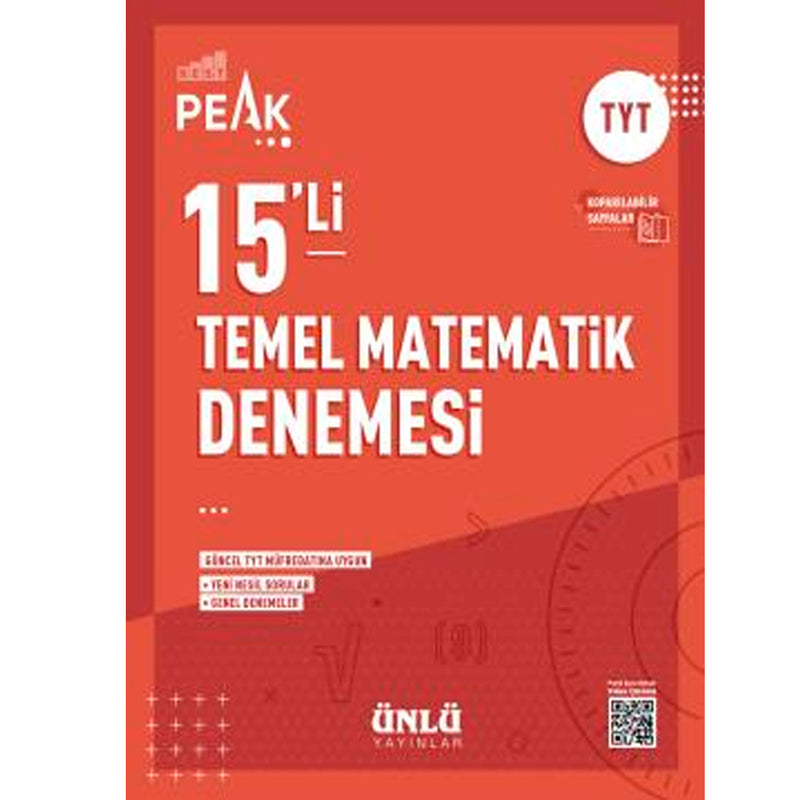 Ünlü Yayınları TYT Temel Matematik 15'li Best Peak Denemesi