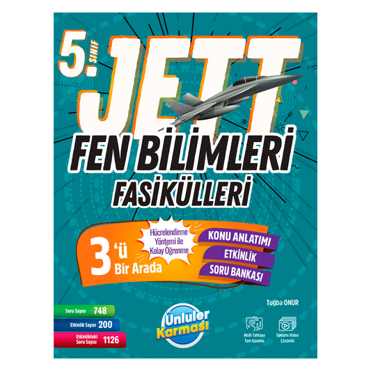 Ünlüler Karması Yayınları 5. Sınıf Jett Fen Bilimleri Fasikülleri