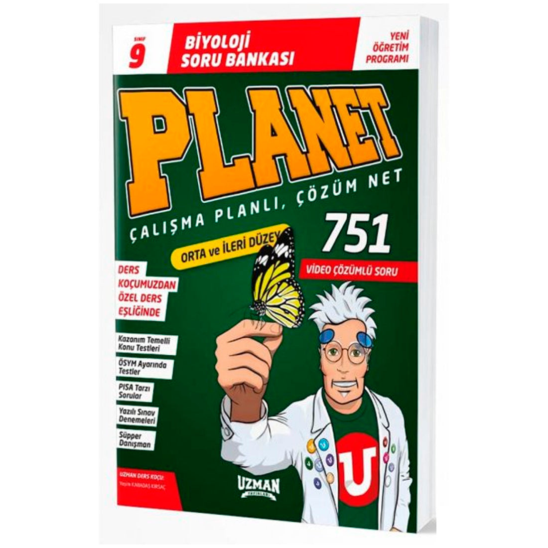Uzman Yayınları 9. Sınıf Biyoloji Planet Soru Bankası