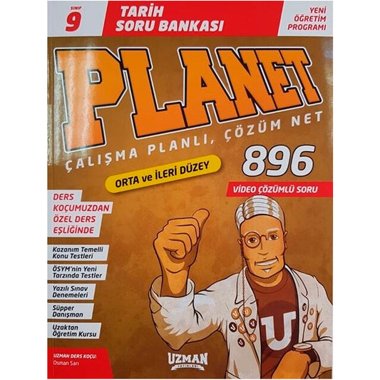 Uzman Yayınları 9. Sınıf Tarih Planet Soru Bankası