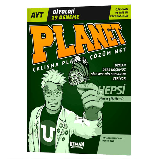 Uzman Yayınları AYT Biyoloji Planet 19 Deneme