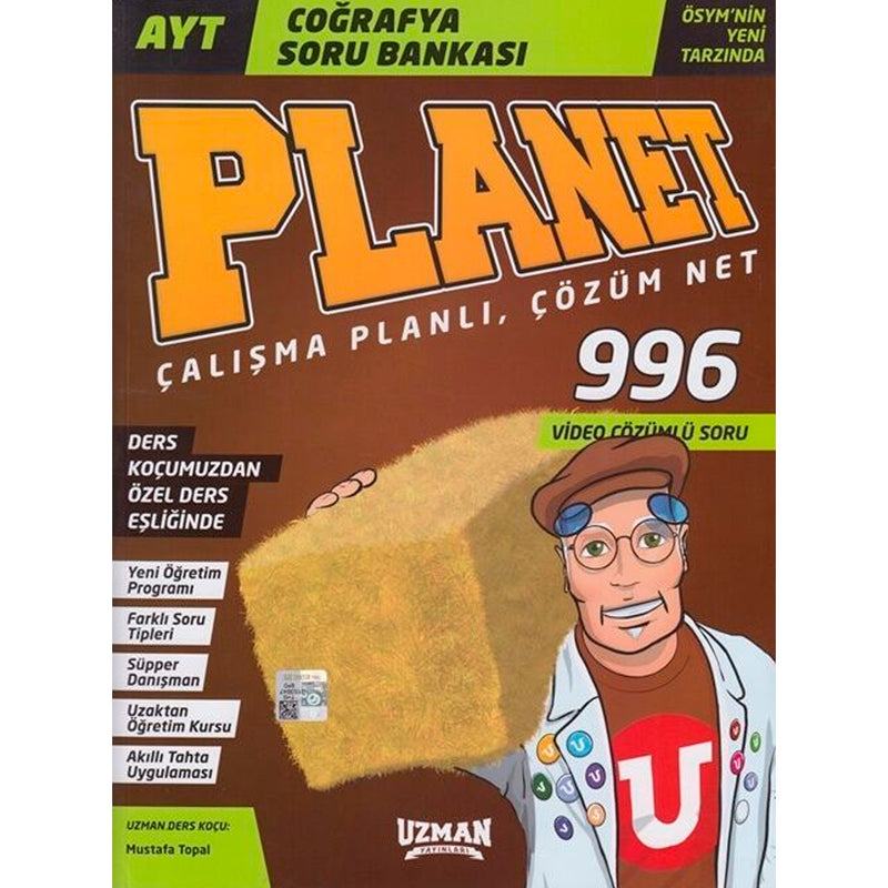 Uzman Yayınları AYT Coğrafya Planet Soru Bankası
