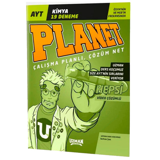 Uzman Yayınları AYT Kimya Planet 19 Deneme