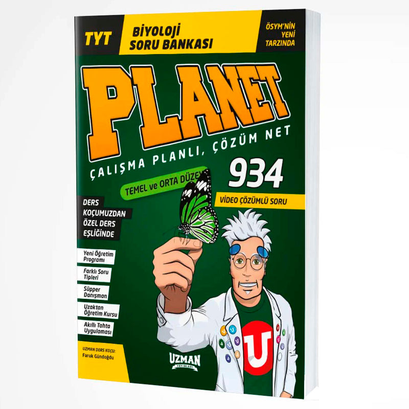 Uzman Yayınları TYT Biyoloji Planet Soru Bankası