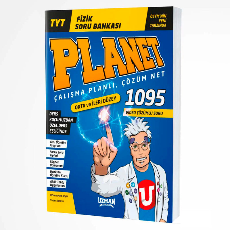 Uzman Yayınları TYT Fizik Planet Soru Bankası