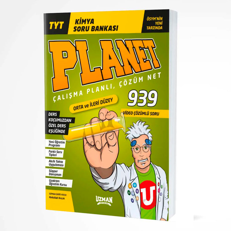 Uzman Yayınları TYT Kimya Planet Soru Bankası