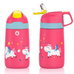 Uzspace Vagonlife 350 Ml. Pembe Pipetli Çelik Matara 2055