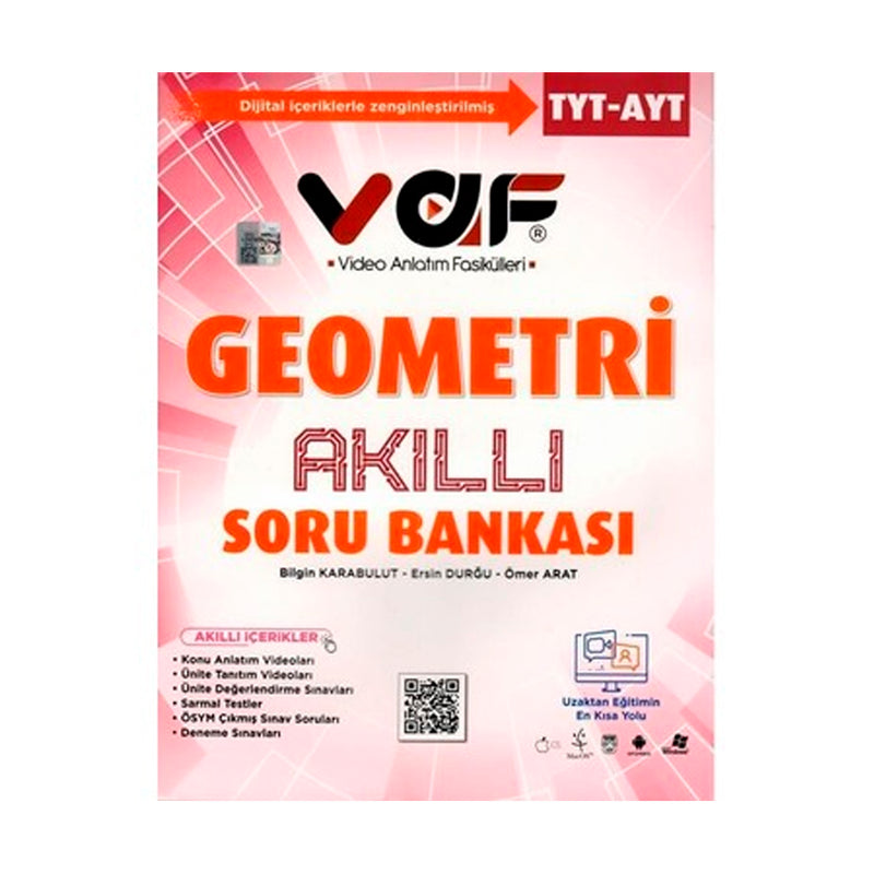 Vaf Yayınları TYT AYT Geometri Akıllı Soru Bankası (2022-2023)