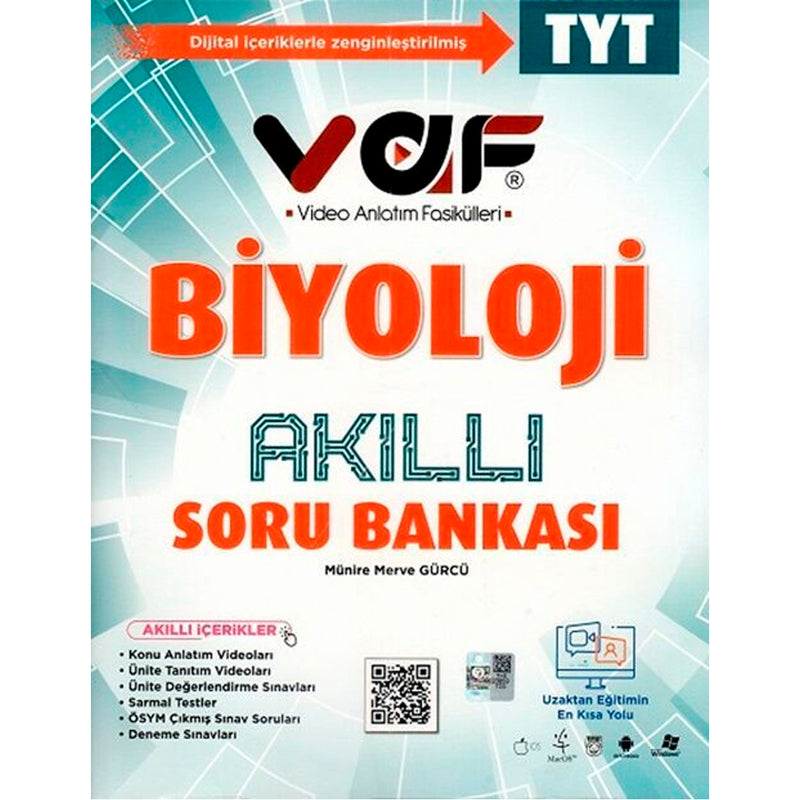 Vaf Yayınları TYT Biyoloji Akıllı Soru Bankası (2022-2023)