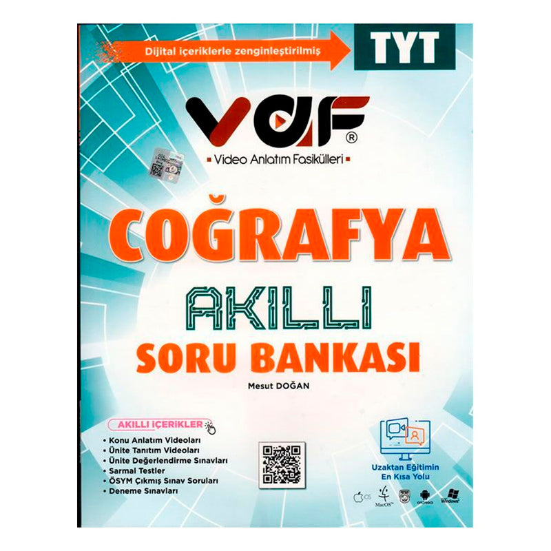 Vaf Yayınları TYT Coğrafya Akıllı Soru Bankası (2022-2023)