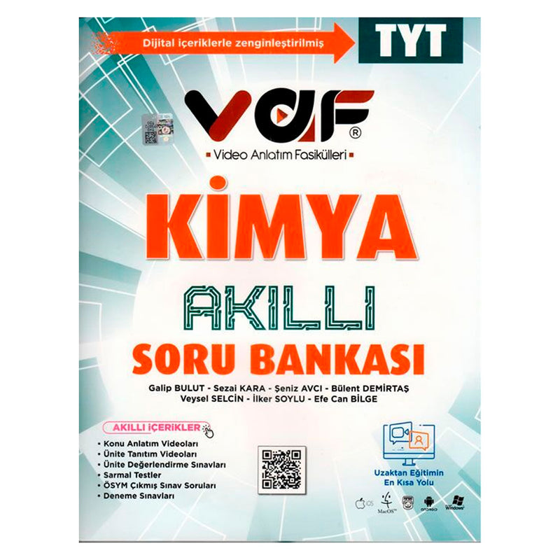 Vaf Yayınları TYT Kimya Akıllı Soru Bankası (2022-2023)