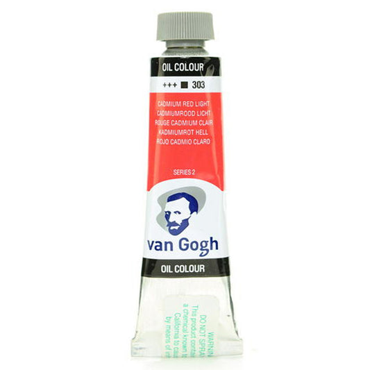 Van Gogh 303 Cadmium Red Light 40 ml Yağlı Boya - Sanatsal Profesyonel Resim ve Tuval Boyası