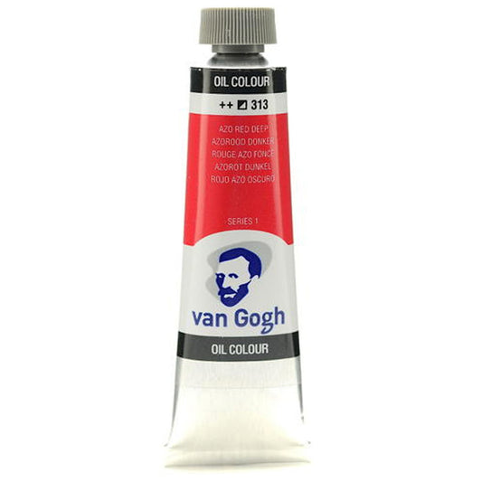 Van Gogh 313 Azo Red Deep 40 ml Yağlı Boya - Sanatçı ve Profesyonel Resim Boyası