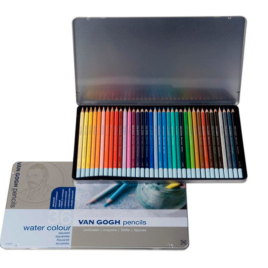 Van Gogh 36'lı Sulu Boya Kalem Seti - Sanatsal Çizim ve Boyama İçin Hediyelik Set
