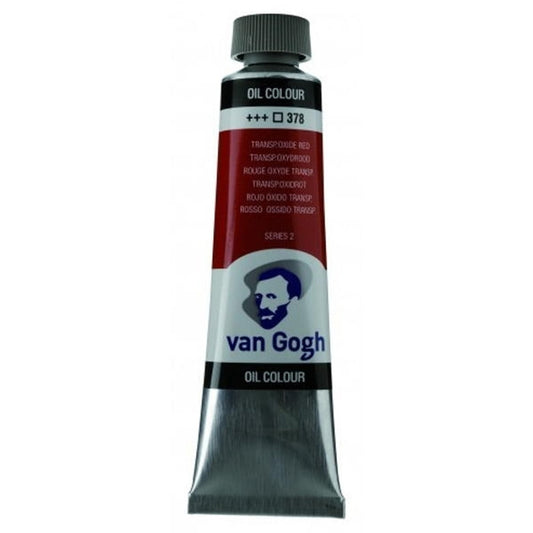 Van Gogh 378 Transsp. Oxide Red 40 ml Yağlı Boya - Sanatsal Profesyonel Resim Malzemesi