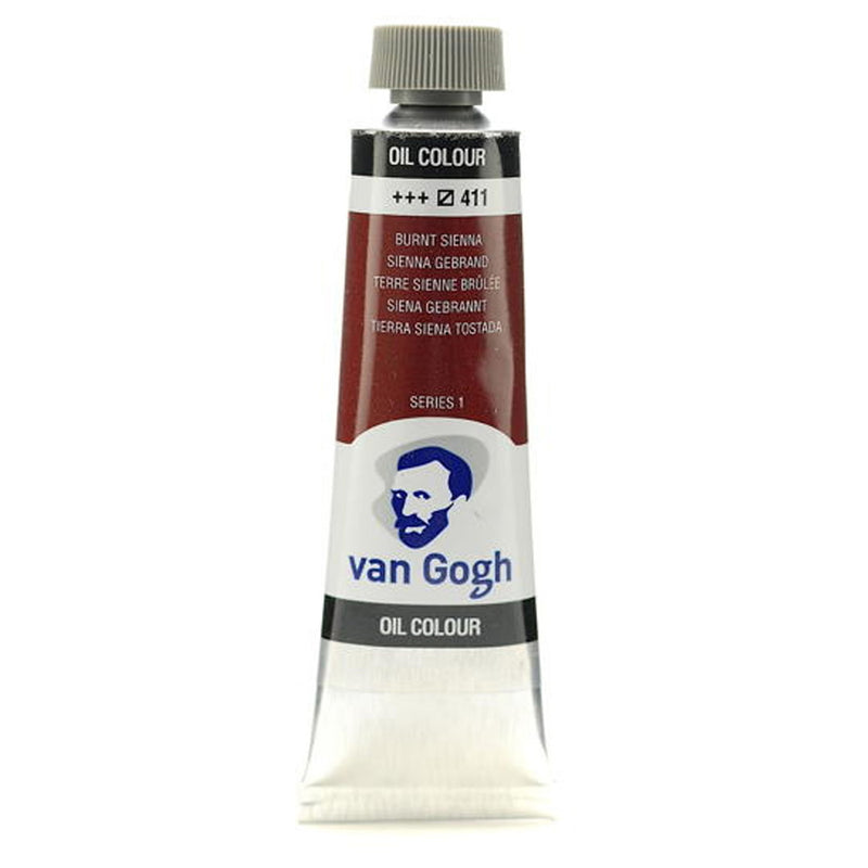 Van Gogh 411 Burnt Sienna 40 ml Yağlı Boya - Profesyonel Sanatçı ve Tuval Resim Boyası