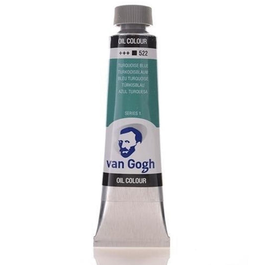 Van Gogh 522 Turkuaz Mavi 40 ml Yağlı Boya - Sanatçı, Profesyonel Resim ve Tuval Boyası