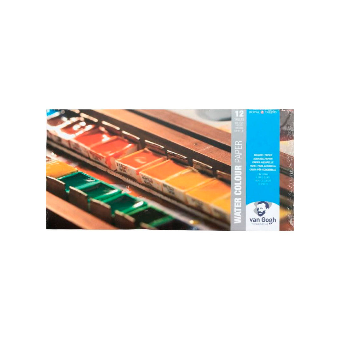 Van Gogh Talens Sulu Boya Bloğu 21x42 Cm 300 Gr. 12 Yaprak - Eskiz ve Sanatsal Çalışmalar İçin Sul