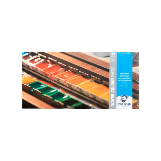 Van Gogh Talens Sulu Boya Bloğu 21x42 Cm 300 Gr. 12 Yaprak - Eskiz ve Sanatsal Çalışmalar İçin Sul