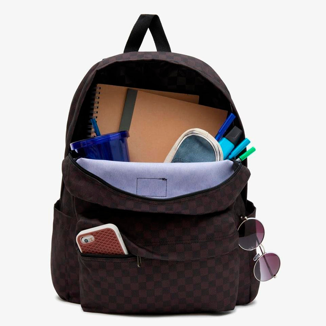 Vans Black/Charcoal Old Skool Check Sırt Çantası VN000H4XBA51