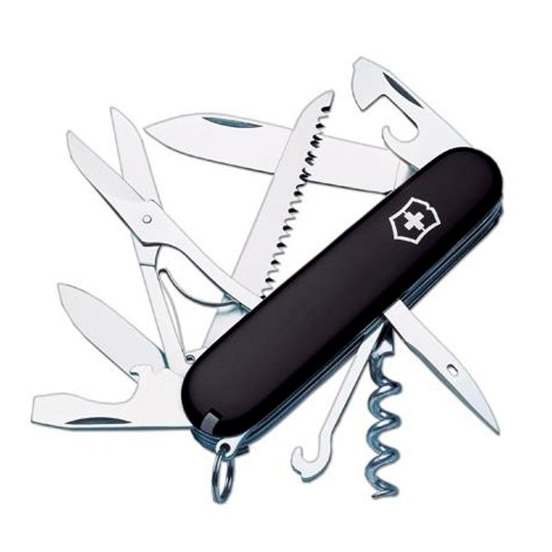 Victorinox 1.3713.3 Huntsman Siyah Çakı - Çok Amaçlı Kamp ve Outdoor Çakısı