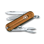 Victorinox Classic Şeffaf Kahverengi Çakı - Çok Amaçlı Kamp ve Cep Çakısı