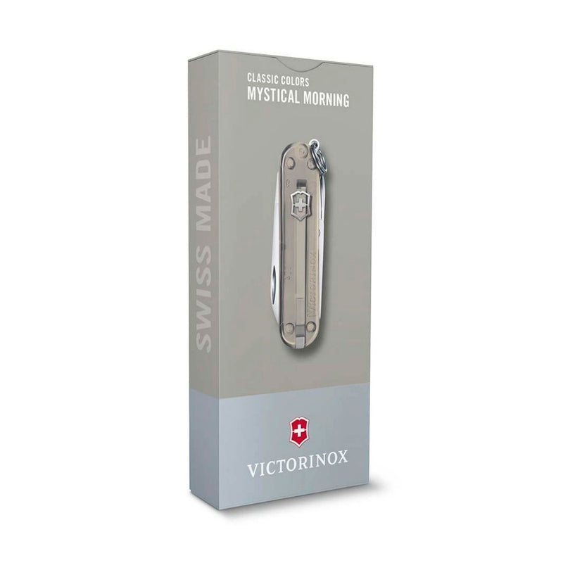 Victorinox Classic Mystical Morning Şeffaf Gri Çakı - Çok Amaçlı Kamp, Outdoor ve Hediyelik