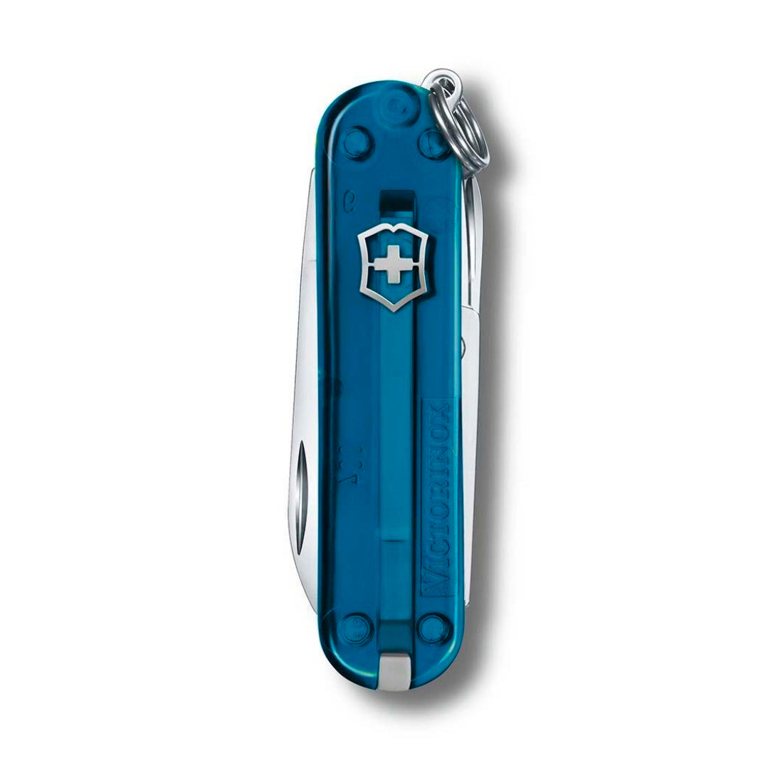 Victorinox Classic Sky High Şeffaf Mavi Çakı - Çok Amaçlı Kamp, Outdoor ve Hediyelik