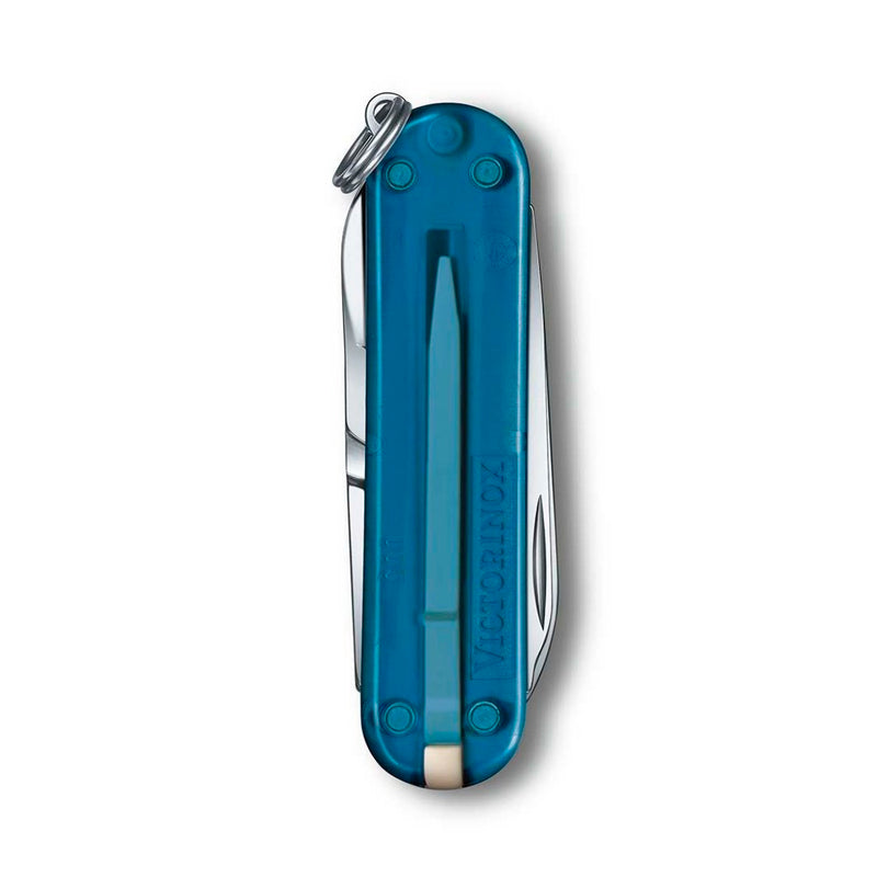 Victorinox Classic Sky High Şeffaf Mavi Çakı - Çok Amaçlı Kamp, Outdoor ve Hediyelik