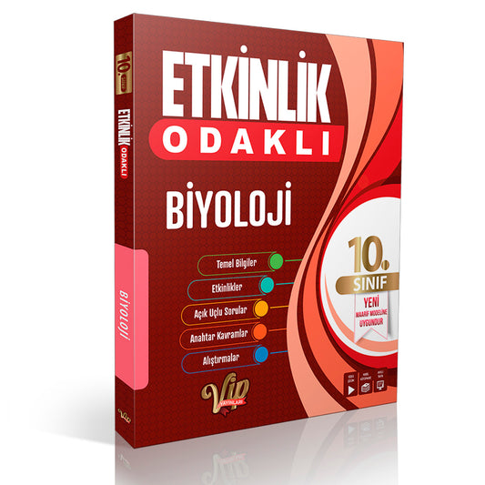 Vip Yayınları 10. Sınıf Etkinlik Odaklı Biyoloji Soru Bankası