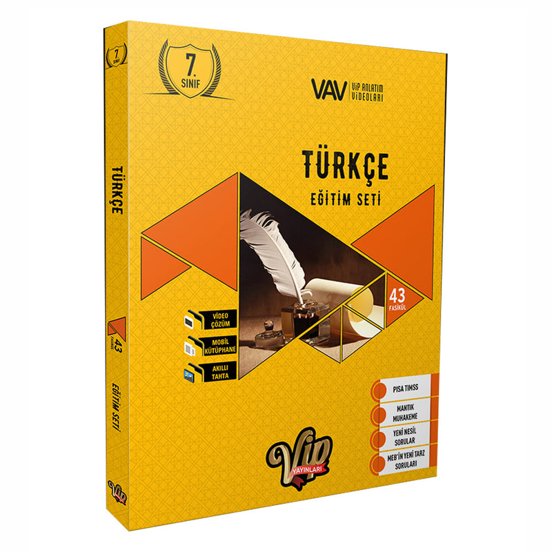 Vip Yayınları 7. Sınıf Türkçe Eğitim Seti