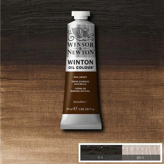 Winsor Newton 35 Raw Umber 37 ml Yağlı Boya - Sanatçı ve Profesyonel Resim Boyası