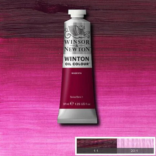 Winsor Newton 380 Magenta 37 ml Yağlı Boya - Profesyonel Sanatçı ve Tuval Resim Boyası