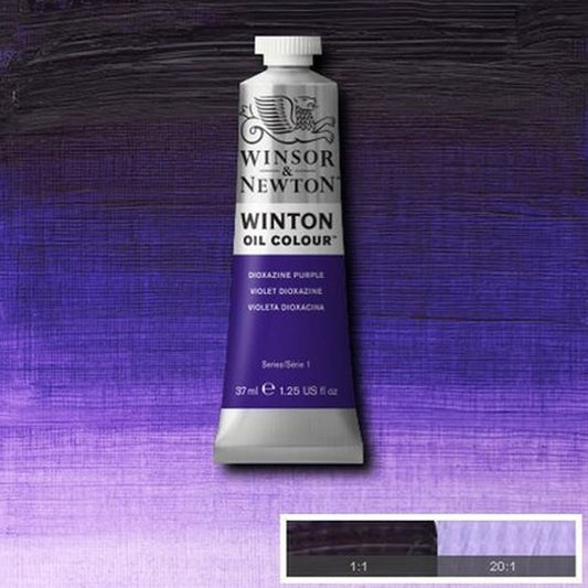 Winsor Newton 47 Dioxazine Moru 37 ml Yağlı Boya - Profesyonel Sanatçı ve Tuval Resim Boyası