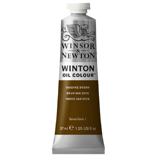 Winsor Newton 676 Vandyke Brown 37 ml Yağlı Boya - Profesyonel Sanatçı ve Tuval Resim Boyası