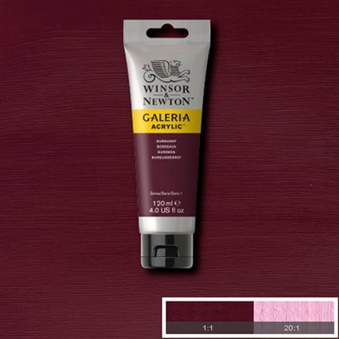 Wınsor Newton Galeria Bordo 120 ml Akrilik Boya - Sanat, Resim ve Hobi Boyası