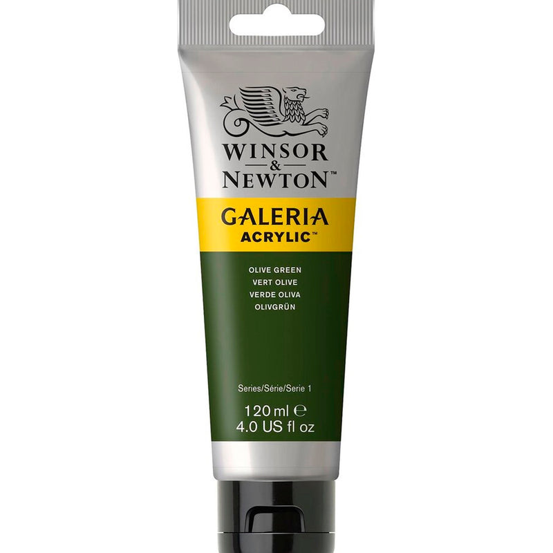 Winsor Newton Galeria Zeytin Yeşili 120 ml Akrilik Boya - Sanatçı, Resim ve Hobi Boyası