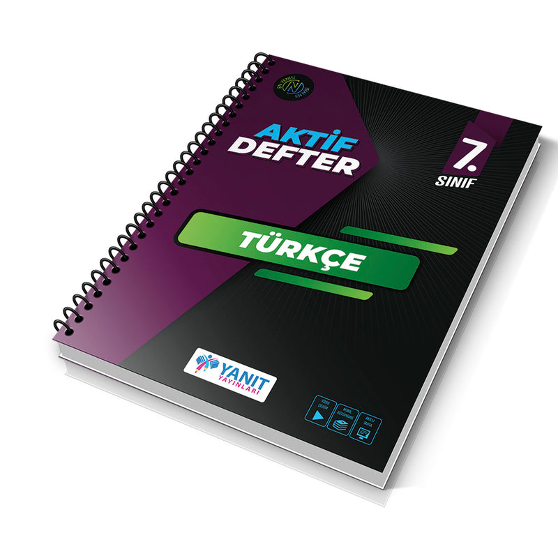 Yanıt Yayınları 7. Sınıf Türkçe Aktif Defter