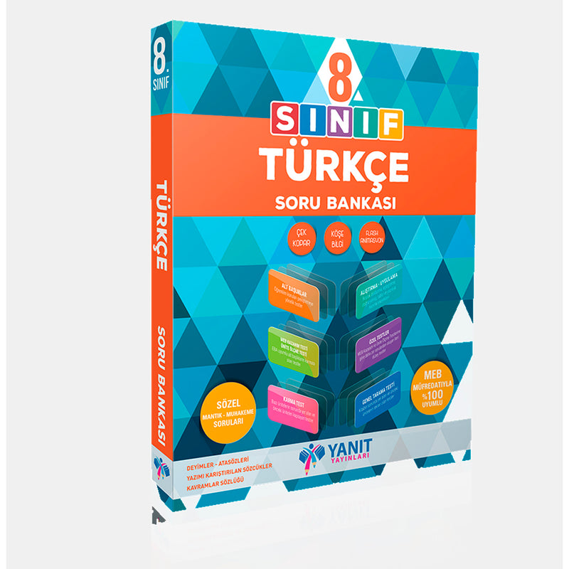 Yanıt Yayınları 8. Sınıf Türkçe Soru Bankası