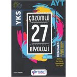 Yanıt Yayınları AYT Biyoloji Çözümlü 27 Deneme