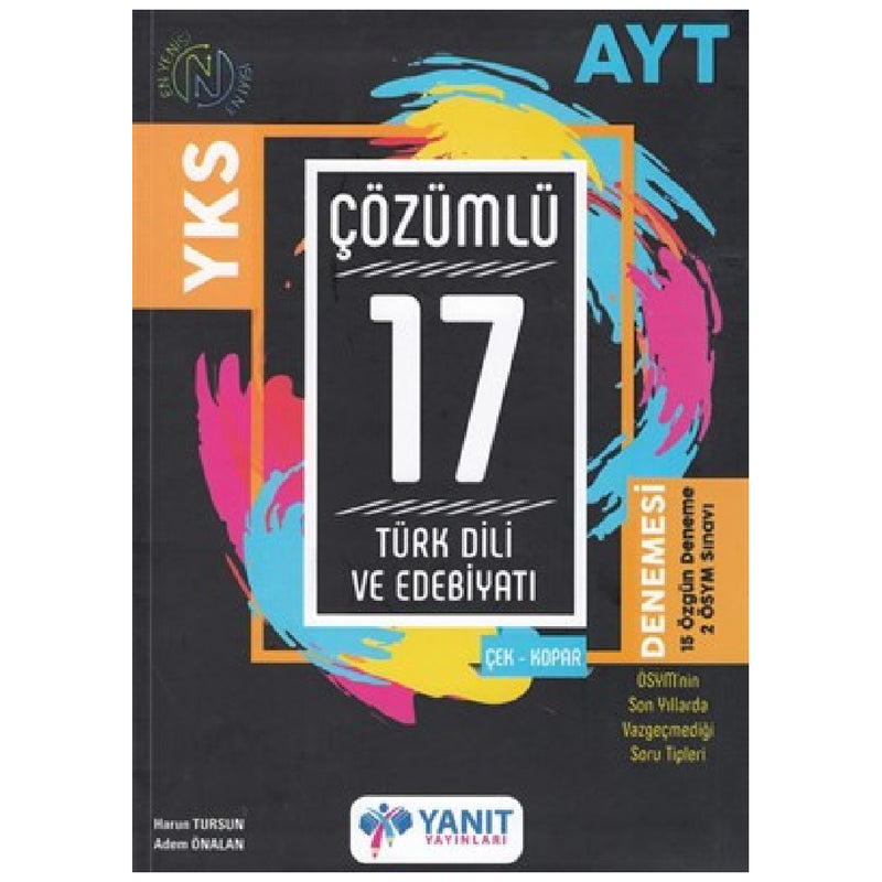 Yanıt Yayınları AYT Çözümlü Türk Dili Ve Edebiyat 17 Branş Deneme