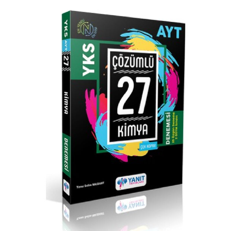 Yanıt Yayınları AYT Kimya Çözümlü 27 Deneme